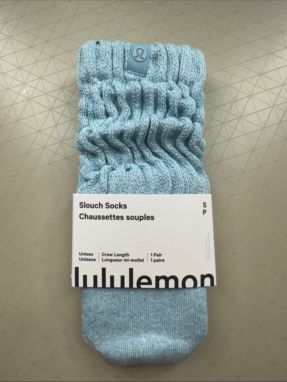 lululemon athletica Slouch Crew Socks - Light Blue